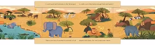 I Want to Work With Animals Multicolour Paper Book – 3