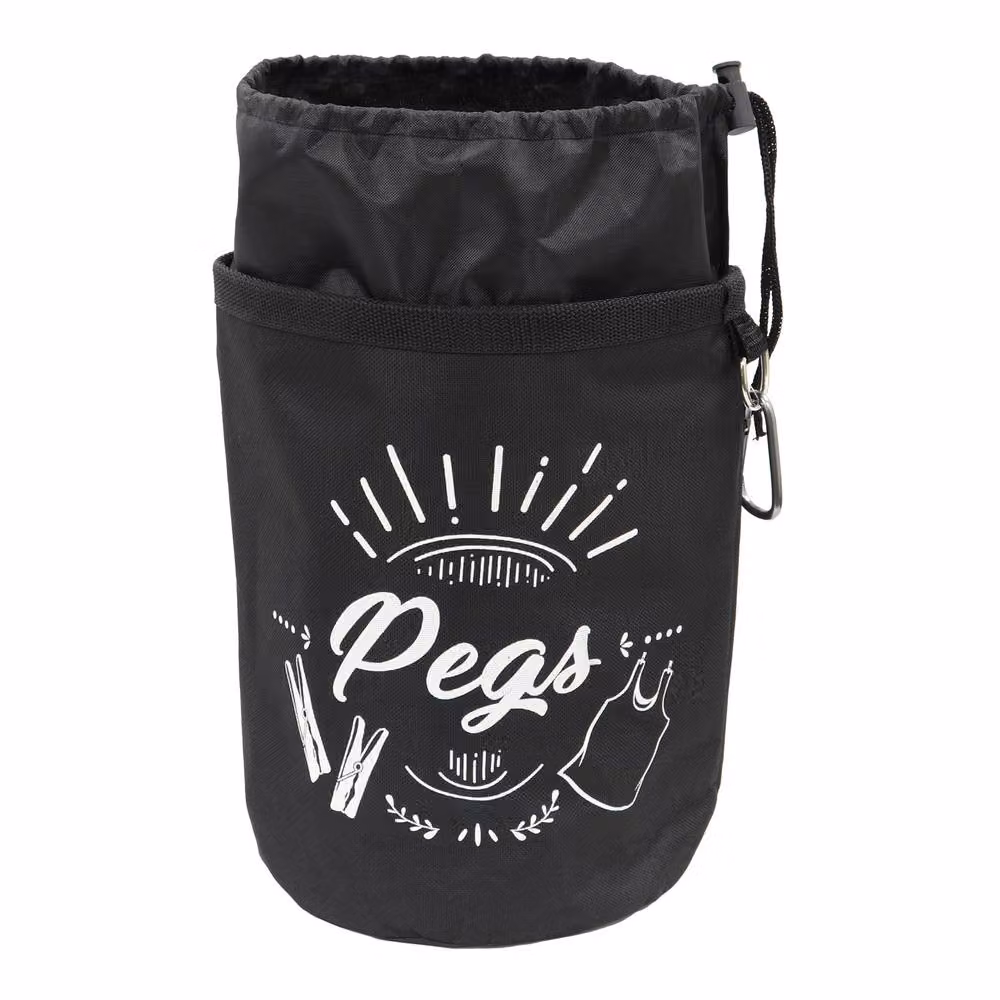 JVL Large Peg Bag with 72 Soft Touch Mini Clothes Pegs in Multicolour – 2