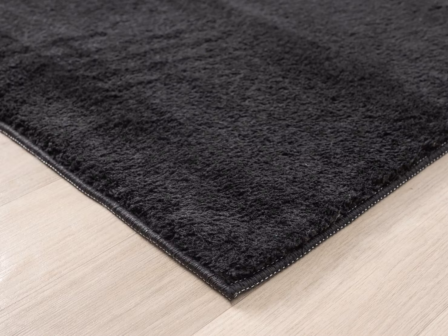 Desire Rugs Comfy Washable Low Pile Living Room Area Rug with Anti-Slip Felt Backing in Black, W: 60 cm, L: 100 cm – 5