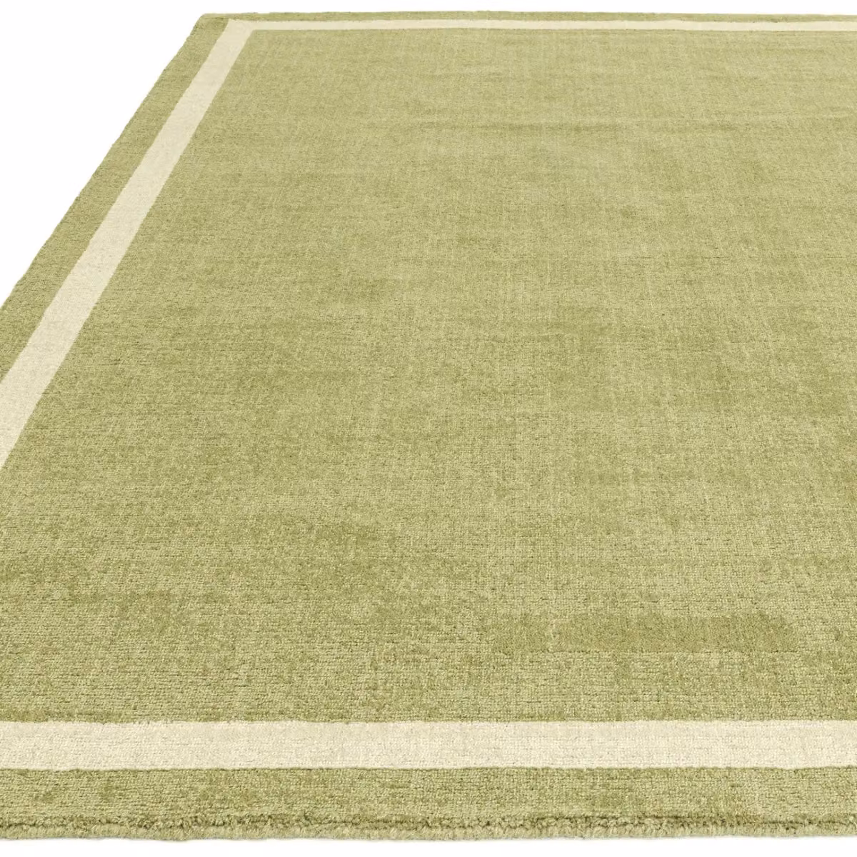 The Rug Shop UK Green Handmade Plain Border Wool Area Rug, W: 160 cm, D: 230 cm – 2