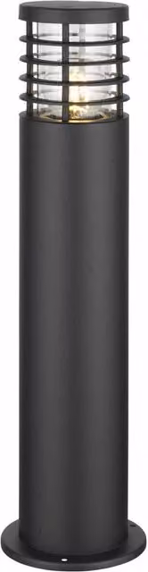 First Choice Lighting Bloom Black IP44 Dimmable LED Outdoor Post Light, Height: 50 cm