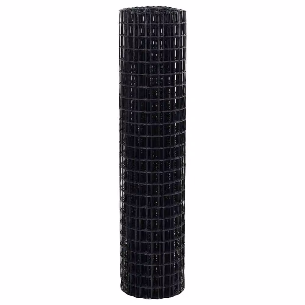 Berkfield Home Modern Euro Steel Fence, Grey, 1.4 x 10 m – 4