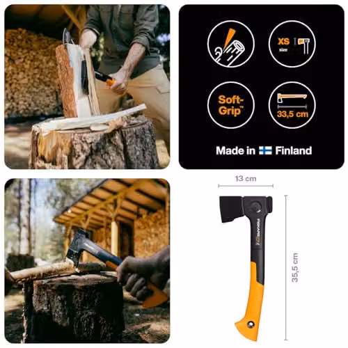 Fiskars Heavy-Duty Worksite Equipment in Black and Orange – 2