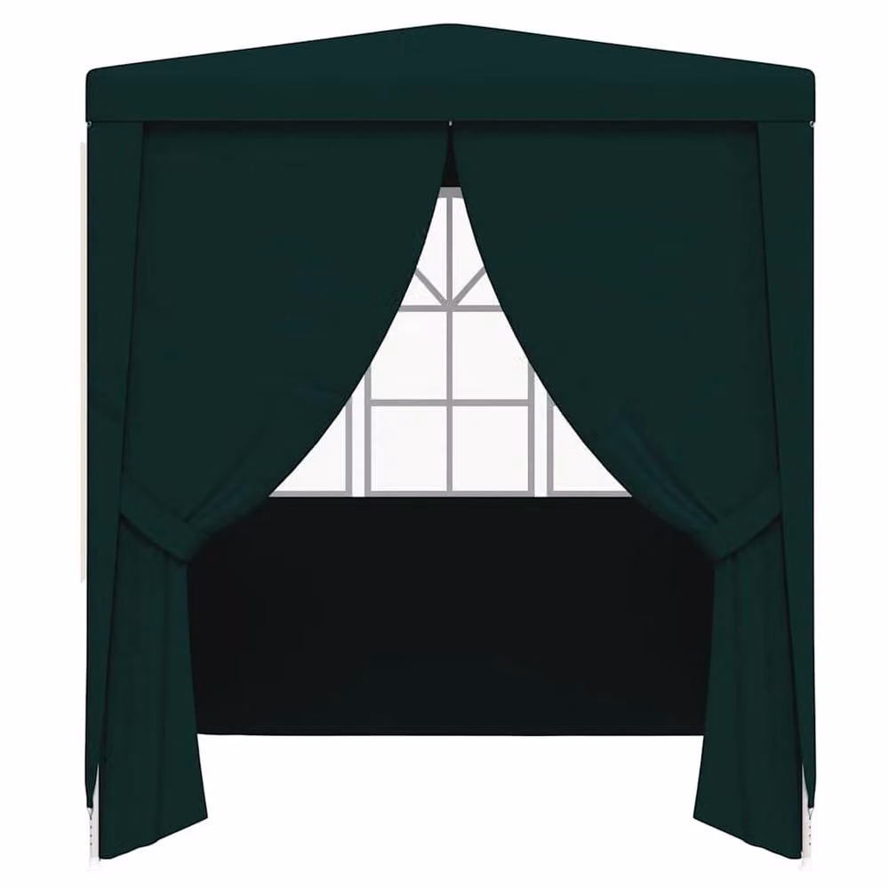 Berkfield Home Professional Party Tent with Side Walls, Green, W 2.5 m x D 2.5 m x H 2.4 m – 3