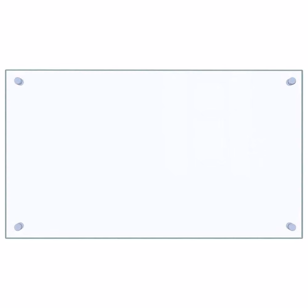Berkfield Home Transparent Tempered Glass Kitchen Backsplash, W: 70 cm, H: 40 cm – 2