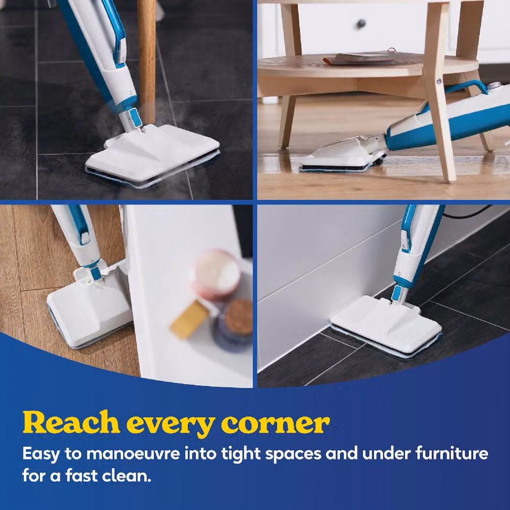 Russell Hobbs RHMSM6001 12-in-1 Multifunctional Steam Mop in Blue – 4