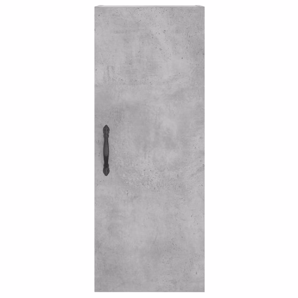 Berkfield Home Wall Mounted Cabinet in Concrete Grey, W/D/H: 34.5 x 34 x 90 cm – 3