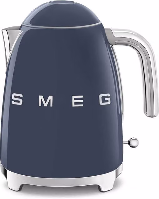 Smeg 50s Style Electric Kettle in Blue with Stainless Steel Finish, 1.7 l – 1