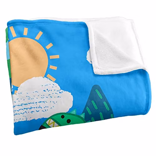Hasbro Peppa Pig Kids Fleece Blanket, Multicolour, W/D/H: 152 x 152 x 1 cm – 2