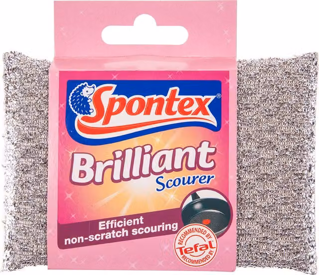 Spontex Brilliant Scourer in Silver