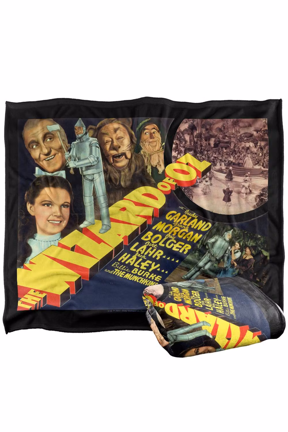 LOGOVISION The Wizard Of Oz Vintage Poster Super Soft Fleece Throw Blanket, Multicolour, W: 91 cm x D: 147 cm – 7