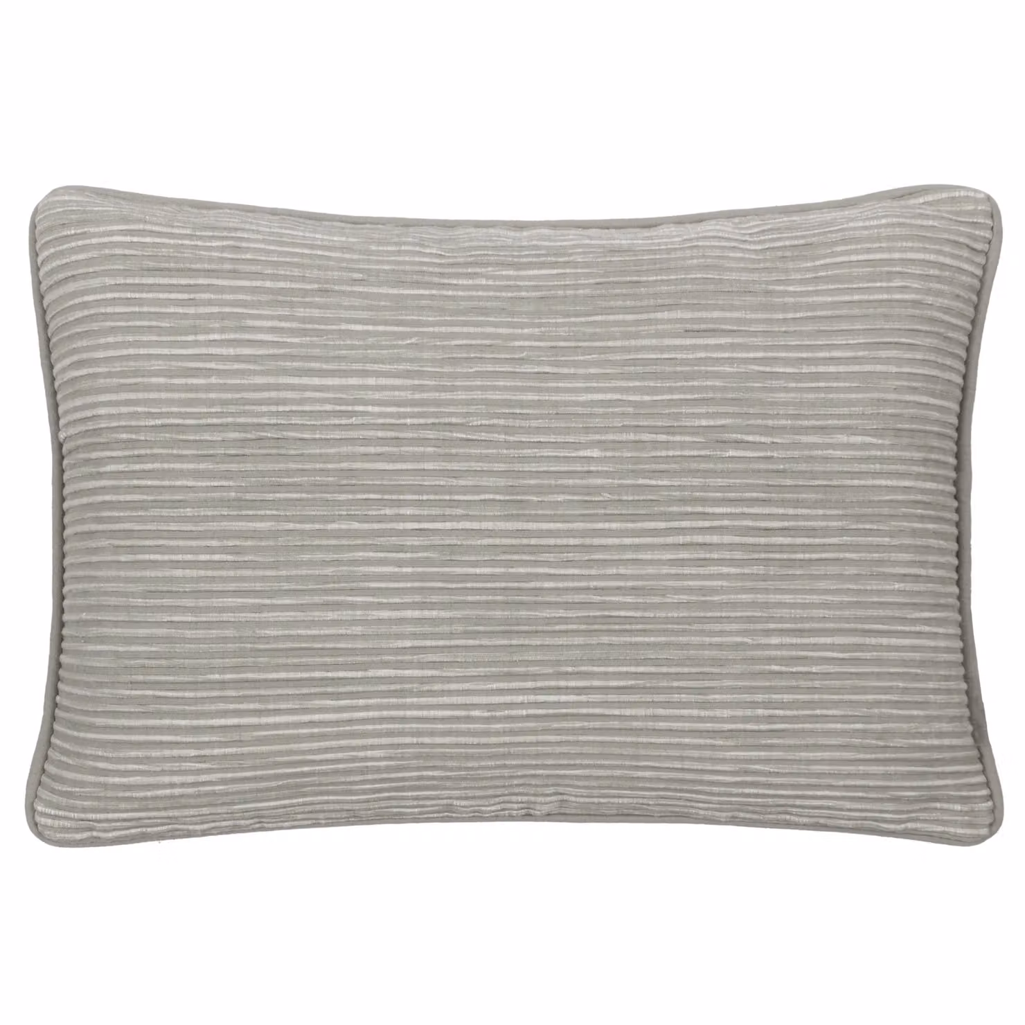 Yard Cove Rectangular Striped Cotton Cushion in Grey and Green with Removable Cover, W/D/H: 35 x 35 x 35 cm – 2