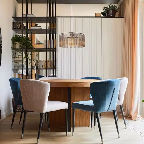 Nowa Cylinder Pendant Light in Black and Grey, Diameter: 35 cm, Height: 135 cm – 6