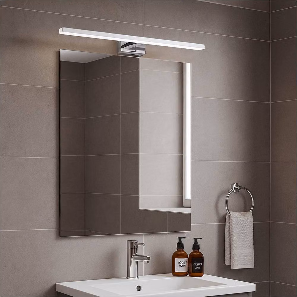 Loops 2 Pack Chrome LED Mirror Wall Light for Bathroom – 2