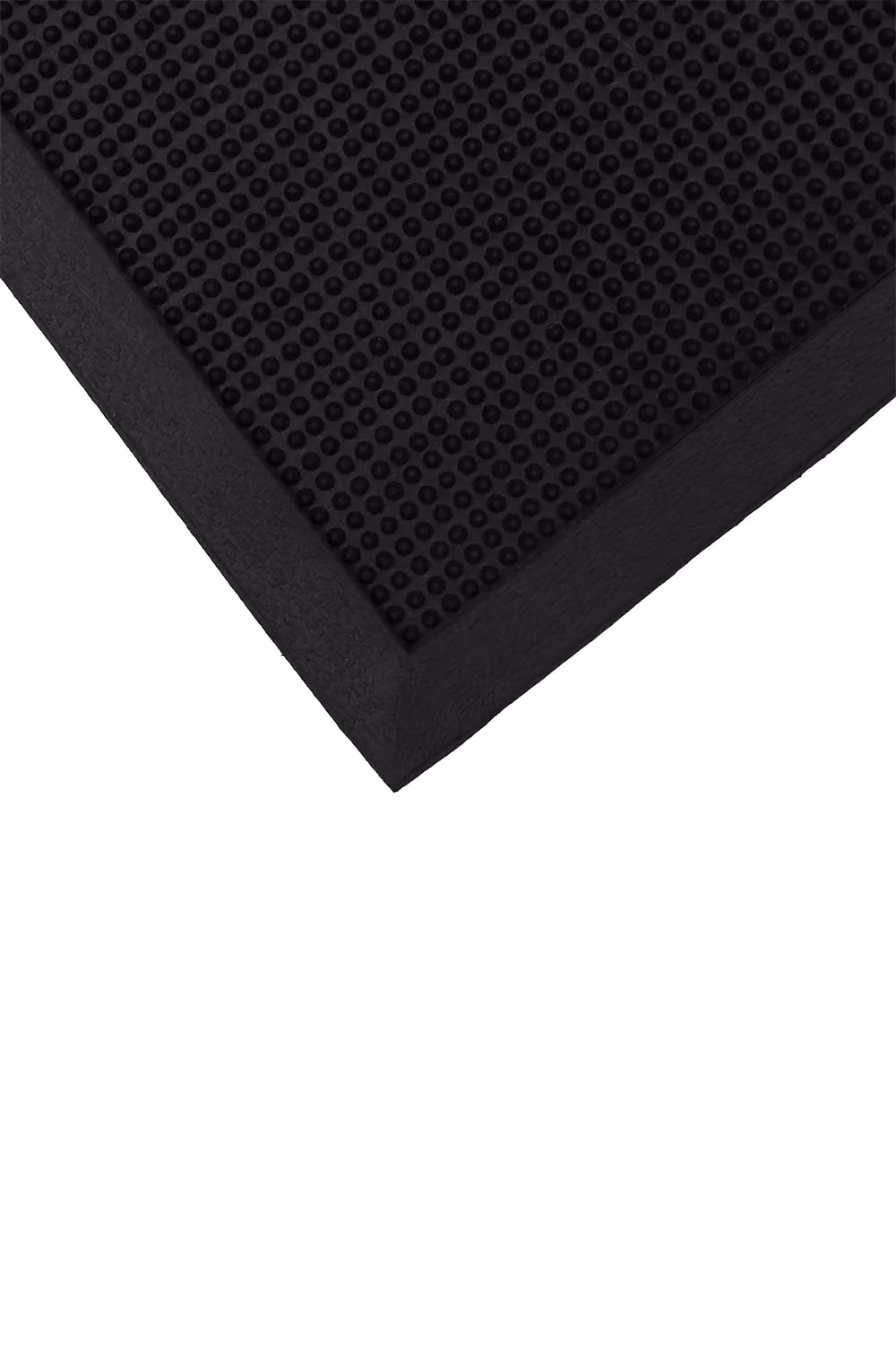 JVL Orion Black Rubber Pin Scraper Doormat, W: 60 cm, D: 80 cm – 8