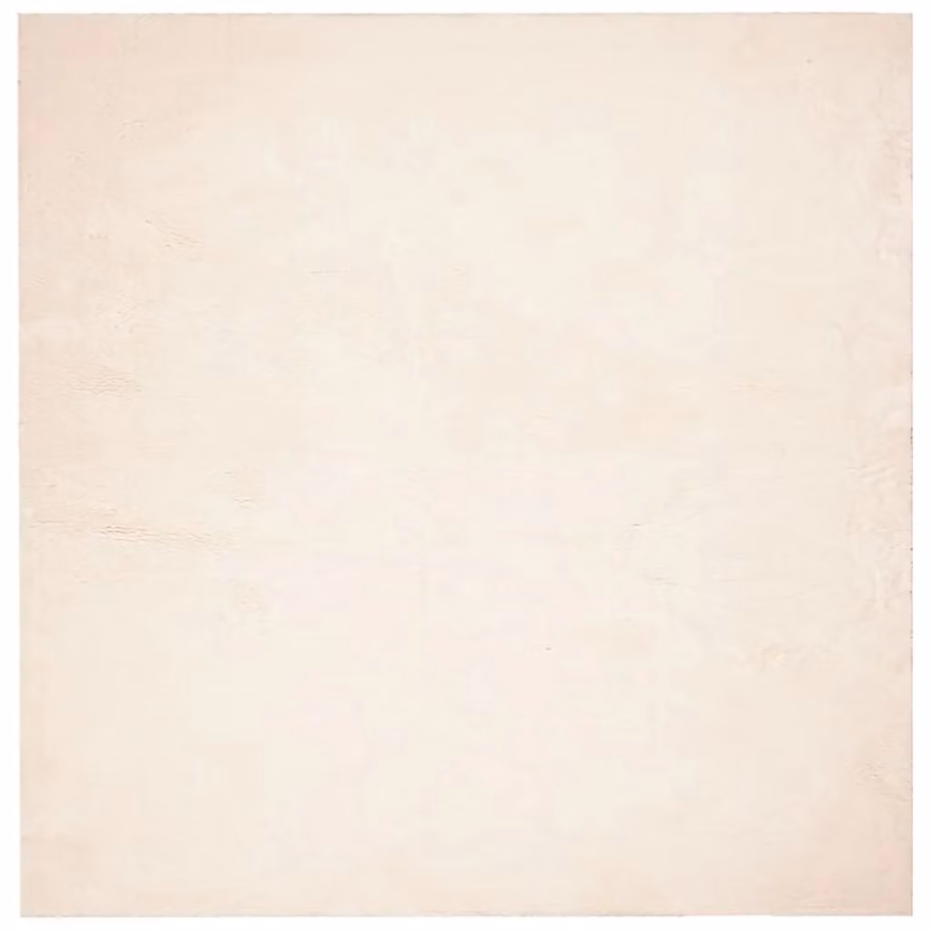 Berkfield Home HUARTE Square Short Pile Washable Rug in Beige, 160 x 160 cm – 1