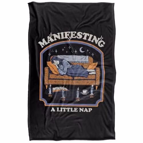 Steven Rhodes Manafestinga Nap Silky Touch Super Soft Fleece Throw Blanket, Multicolour, W/D/H: 91 x 147 cm – 5