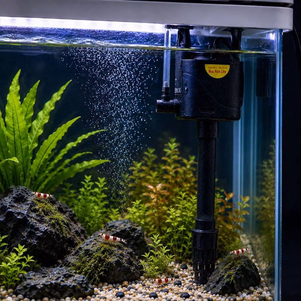 PAWNORA Aquarium Fish Tank Kit with LED Light and Pump, Clear, W/D/H: 28.5 x 23.0 cm – 2
