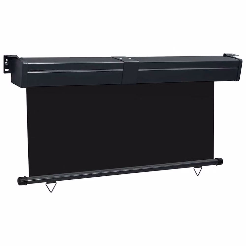 Berkfield Home Balcony Side Awning in Black, W/H: 160 x 250 cm – 2