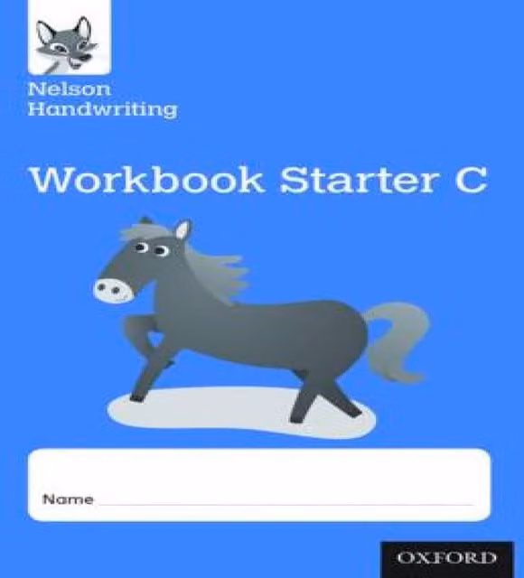 Nelson Handwriting Starter C Workbook for Reception and Primary 1 Penmanship Practice