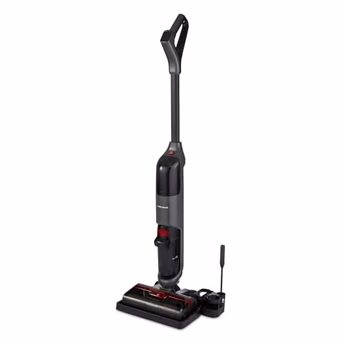 Morphy Richards MRXCOMPLETEPRO Cordless 2-in-1 Hard Floor Wet Dry Vacuum in Grey and Black with Self-Cleaning Mode and Smart LED Display – 1