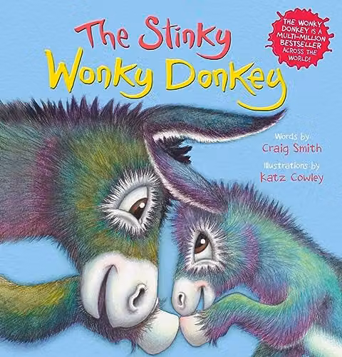 The Stinky Wonky Donkey by Scholastic, a multicoloured children's picture book – 1
