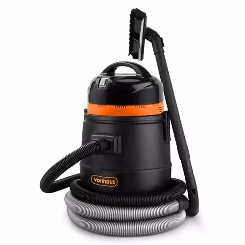VonHaus 1400W Wet and Dry Pond Vacuum Cleaner in Black with 30L Tank – 1