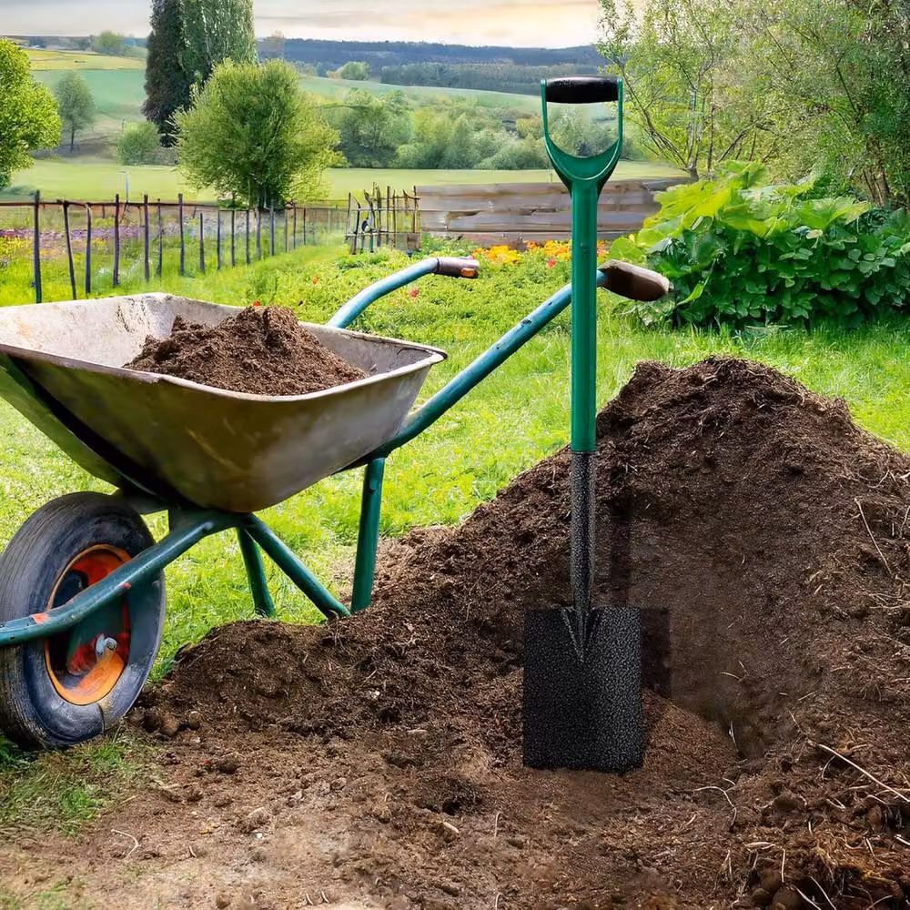BARGAINS-GALORE Steel Digging Shovel and Garden Spade in Green – 3