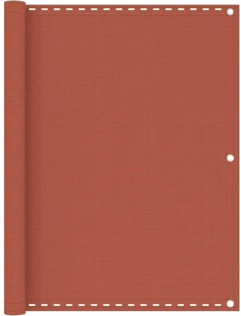 Berkfield Home Balcony Screen in Brown, W: 120 cm, H: 600 cm