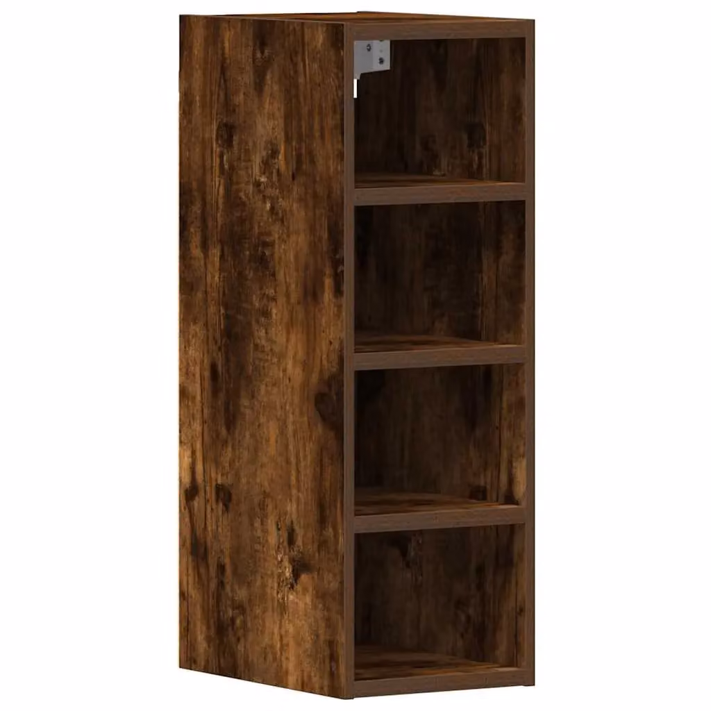 Berkfield Home Smoked Oak Wall Mounted Kitchen Cabinet in Brown, W/D/H: 60 x 29.5 x 29.5 cm – 2