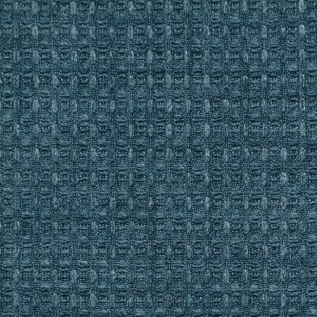 Linda Barker Luxury Waffle Fabric in Petrol Teal