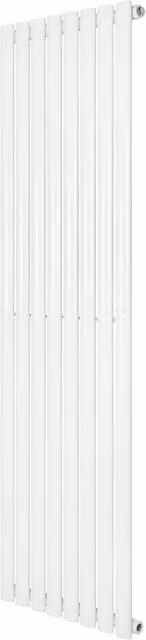 Monstershop Oval Single Column Radiator in White, H 160 cm x W 48 cm