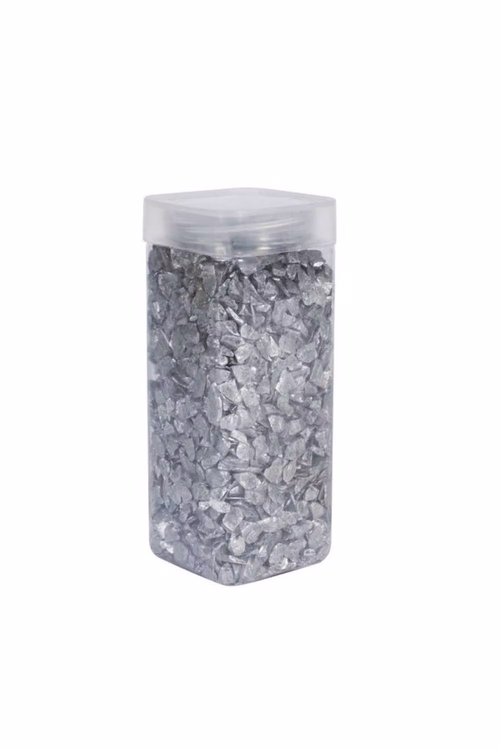 KDMD Silver Glass Pebbles, 2 x 750g Pack – 2