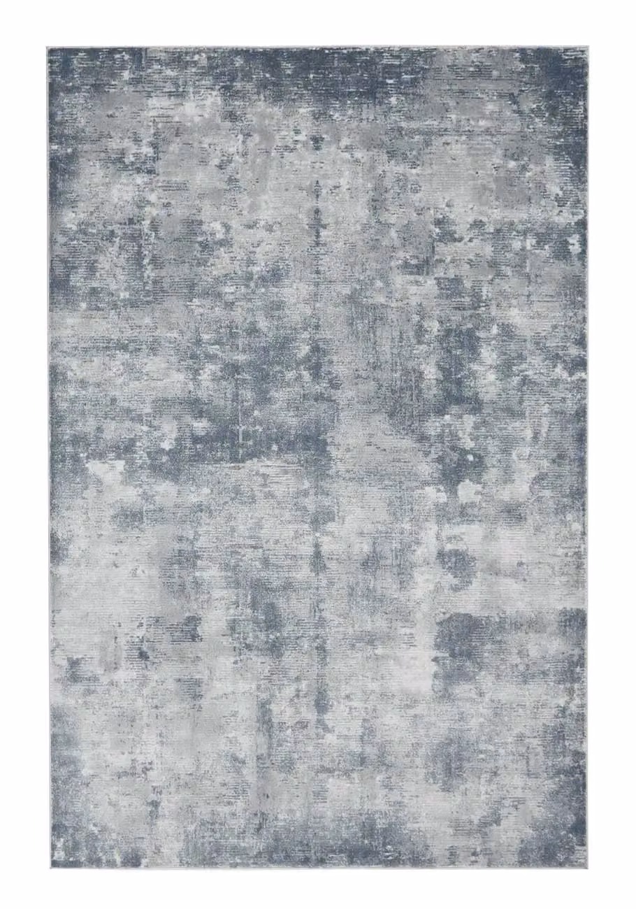 The Rug Shop UK Modern Abstract Stain-Resistant Area Rug in Grey, W: 280 cm, D: 380 cm – 4