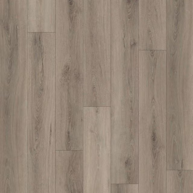 Duracore Mid Grey Wood Effect SPC Click LVT Vinyl Flooring 5.2mm