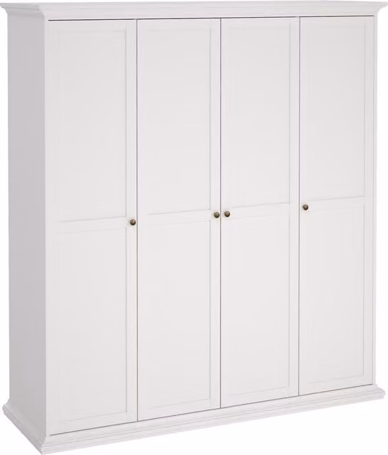 Furniture To Go Paris Wardrobe in White