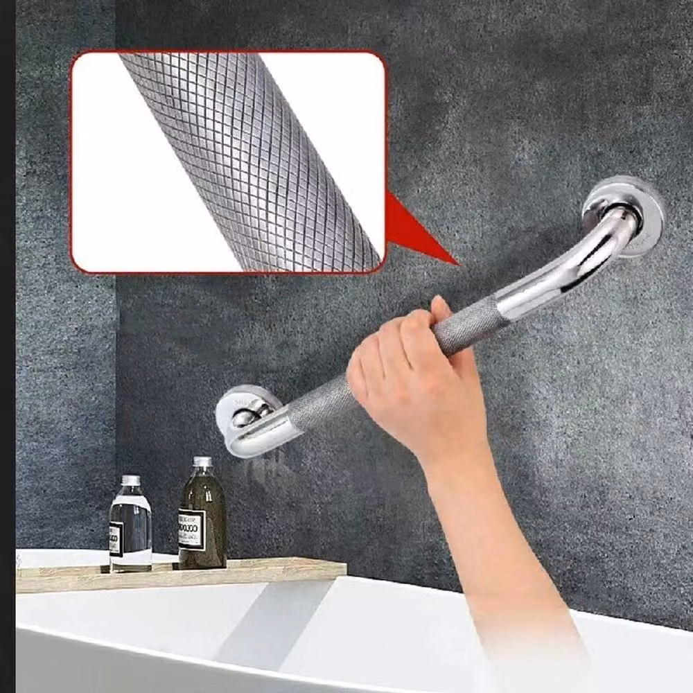 Kelvenix Anti Slip Shower Grab Handle, Silver, 40 cm – 2