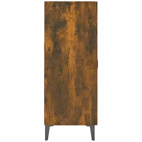 vidaXL Smoked Oak Sideboard in Brown, W/D/H: 69.5 x 34.0 x 90.0 cm – 3
