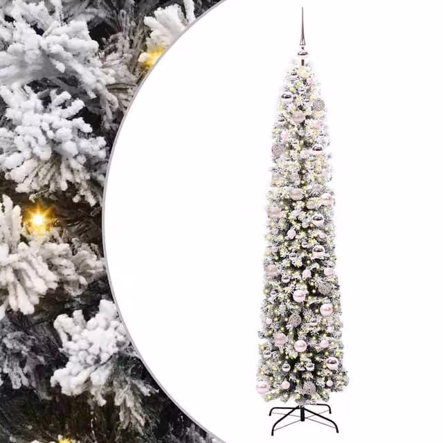 Berkfield Home Artificial Christmas Tree with 300 LEDs in Green, Height: 180 cm – 1