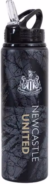 Newcastle United FC Aluminium Water Bottle, Black, 26.0 ml – 1