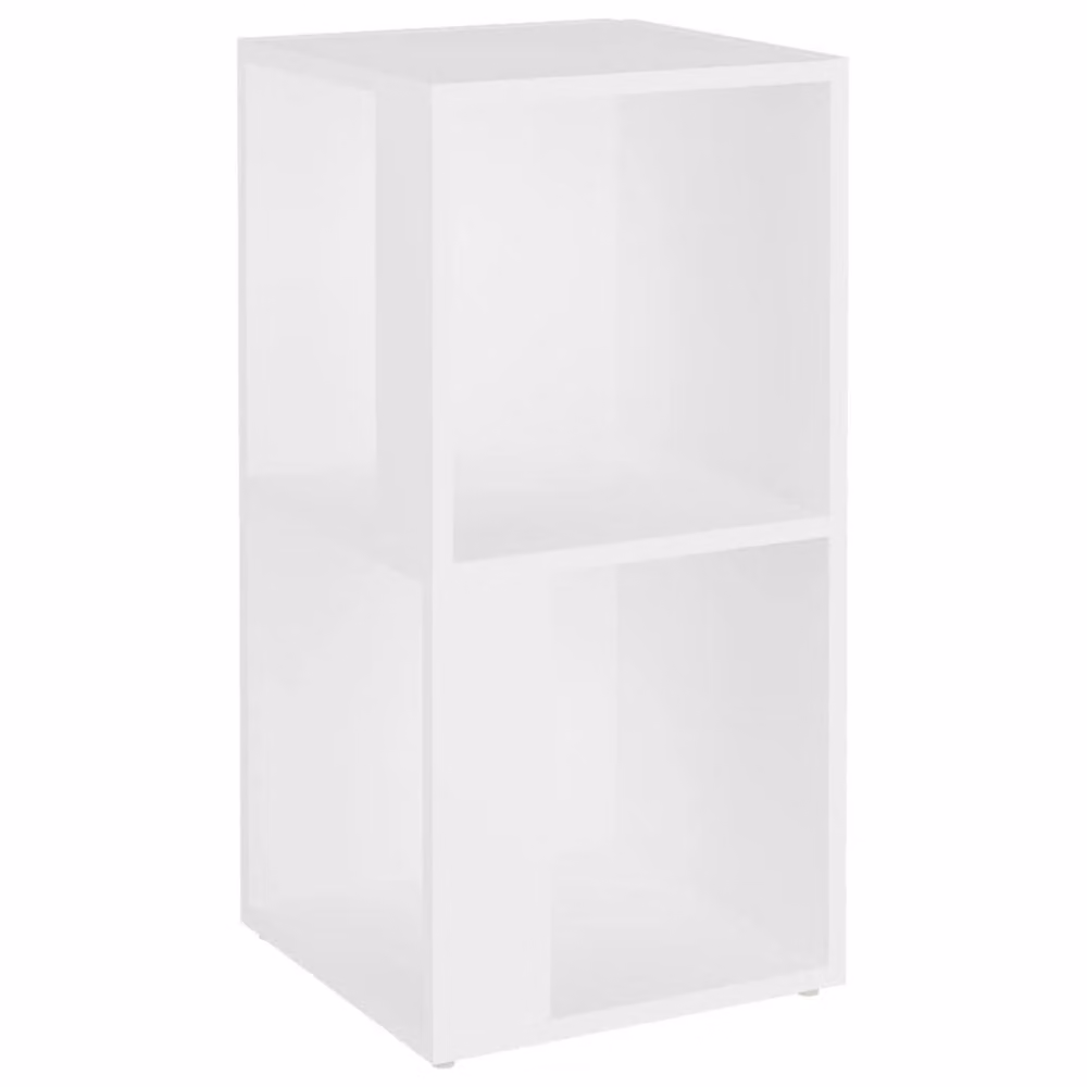 Berkfield Home White Decorative Corner Cabinet with Internal Shelves, W/D/H: 33 x 33 x 67 cm – 2