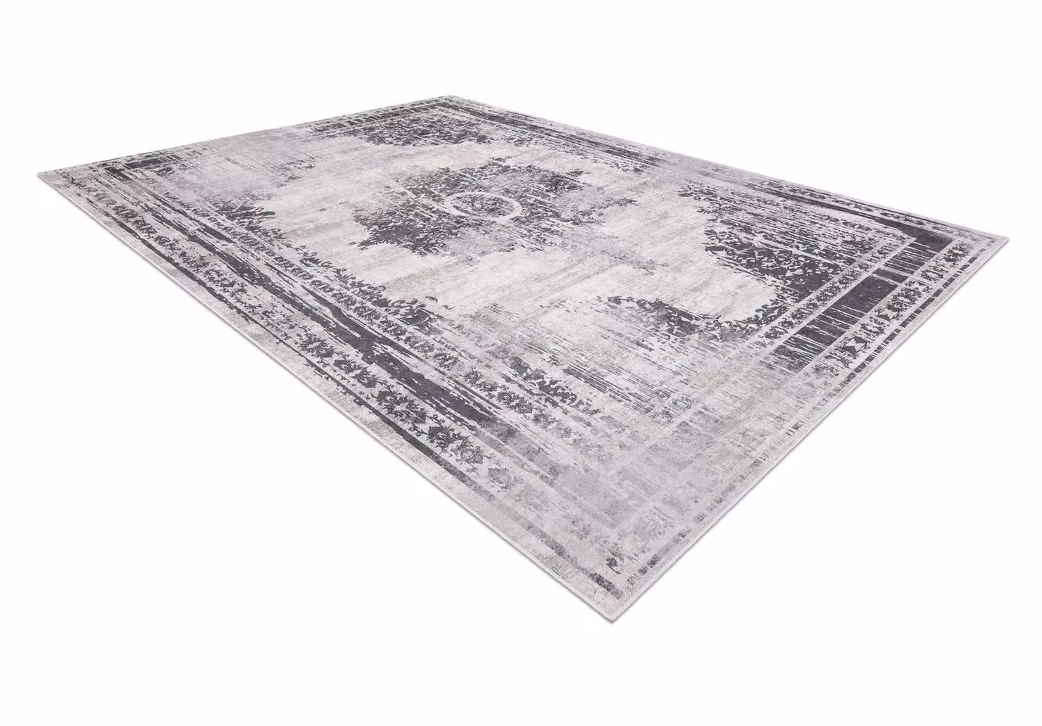 RugsX Andre Rectangular Rug in Black and Grey, W: 160 cm, L: 220 cm – 2