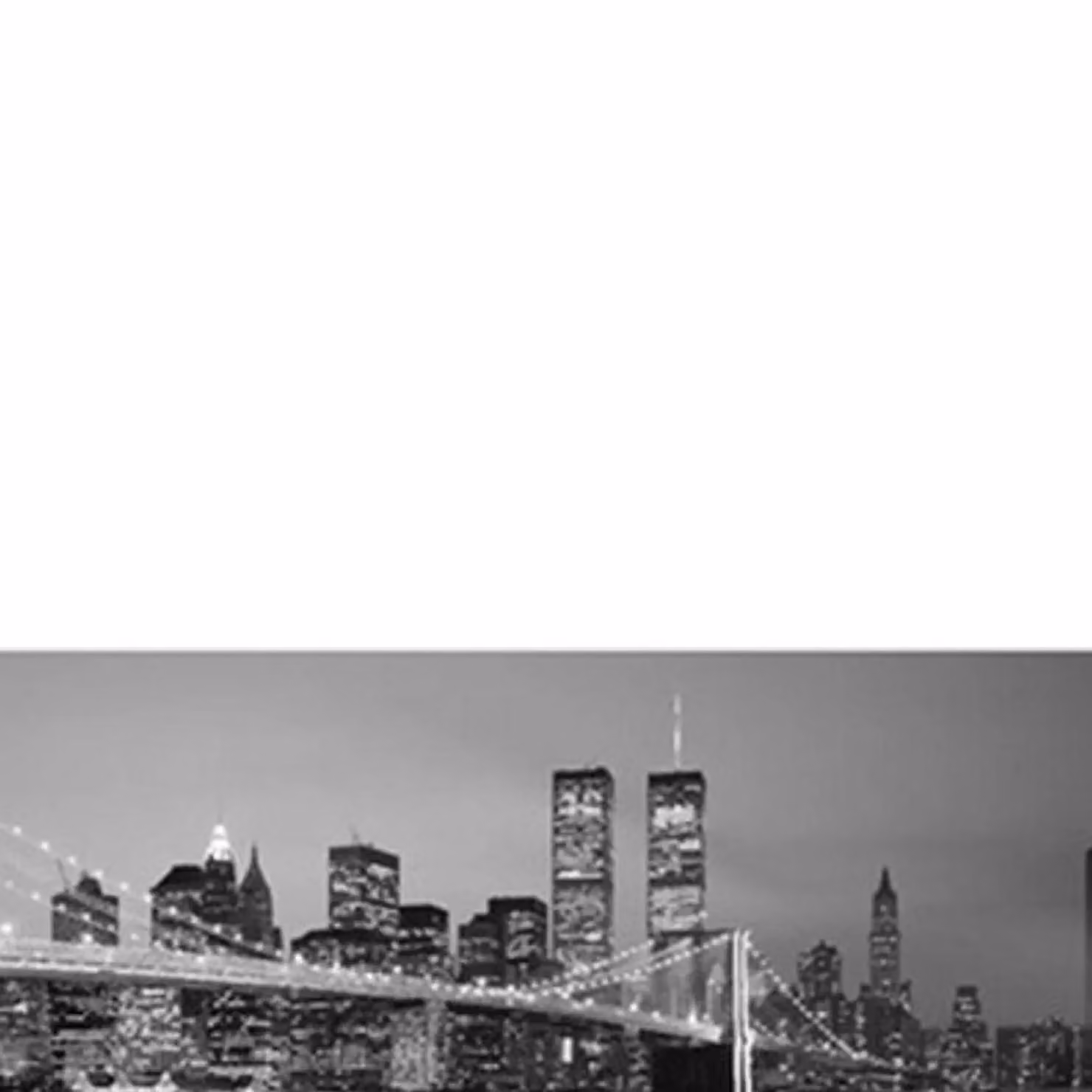 Pyramid International New York Skyline Paper Poster in Black – 2