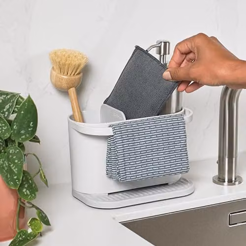 ReBorn Recycled Kitchen Sink Tidy Organiser Sink Caddy, Stone – 2