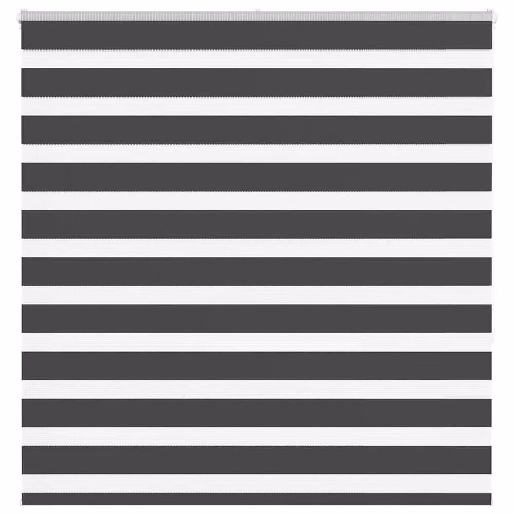 Berkfield Home Black Zebra Day and Night Blind, W: 140 cm, H: 150 cm – 2