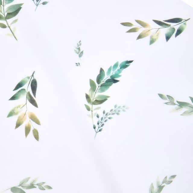 Livingandhome 10-Piece Self-Adhesive Floral PVC Wall Stickers in White and Multicolour