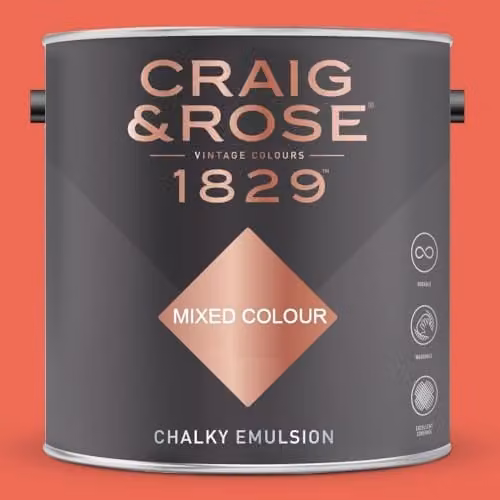 Craig & Rose 1829 Chalky Emulsion Paint in Troubadour, Matt, Water Based, 2.5 l