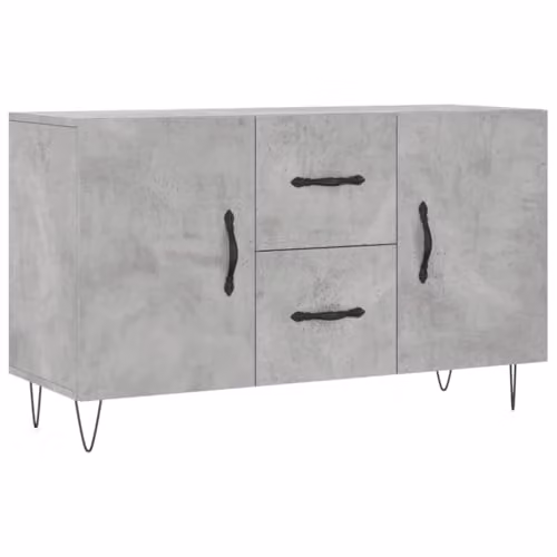 vidaXL Modern Sideboard in Grey, W/D/H: 100 x 36 x 60 cm – 1