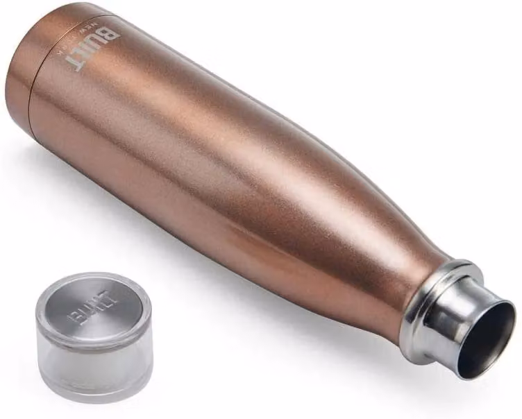 Built NY Vacuum Insulated Stainless Steel Water Bottle, Gold, 500 ml – 7
