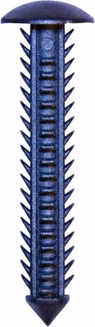 JCP Construction Products Blue Nylon Push Plugs M6 x 35 mm, Box of 100